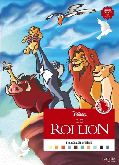 PREVENTA Disney para colorear - El rey león (francés)