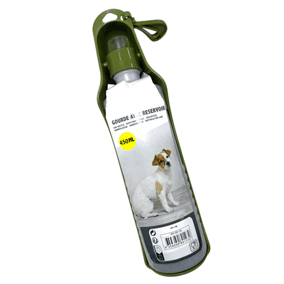 Botella Bebedero Portátil 2 en 1 para Mascotas 🐶💧 (450ml)