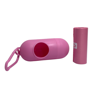 Dispenser Porta Bolsitas 🐶 + 1 Repuesto para Paseos