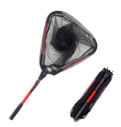 Xfish - Copo Rojo Plegable mango de red