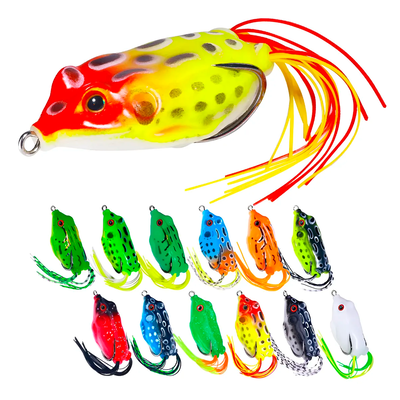 Mystix - Señuelo Rana individual con flecos