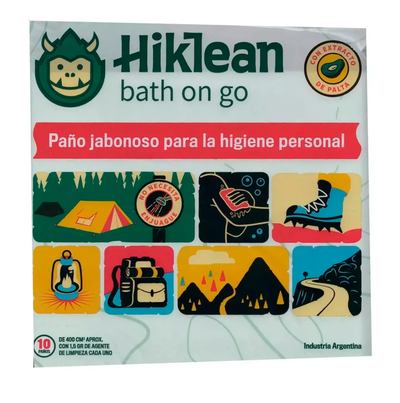 Paño de limpieza de camping HiKlean X 10 Paños