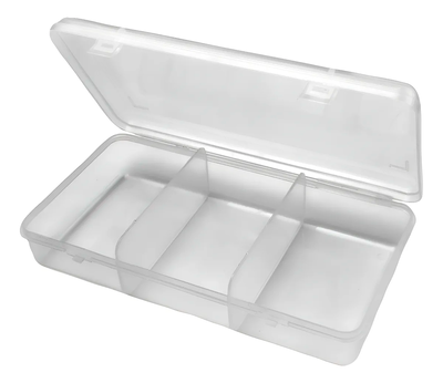 caja accesorio cristal 208 mm x 110 mm l 103, 3 divisiones