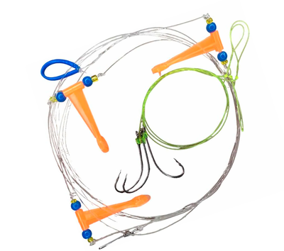 Dario - Linea fondo Pejerrey eco 3 anzuelos con mosqueton ECO
