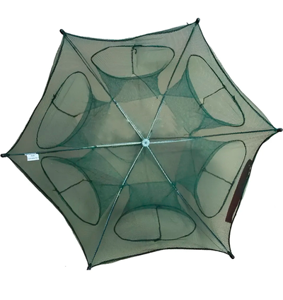 Red trampa Paraguas atrapa mojarras 6 bocas