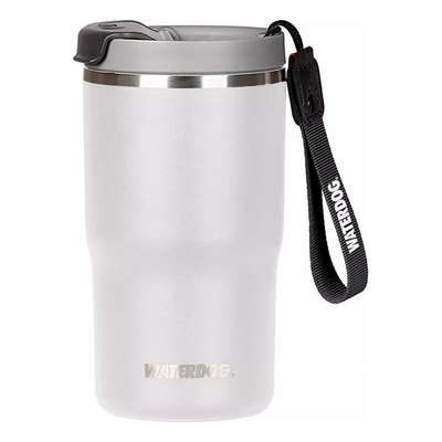 Waterdog Contenedores Vaso Doble Pared 480cc Blanco Acero AISI 304 Int Cerámico CLYDE480WH