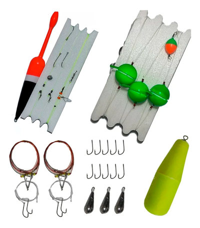 Kit Combo Lineas para Pejerrey Yoyo Paternoster Puntero Anzuelos