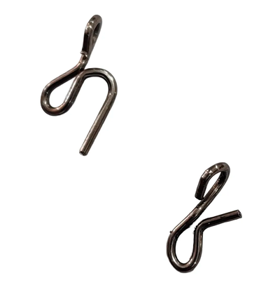 Gancho Bait Clip cascada rastrera x 100, gancho y acople