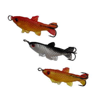 Surfish - Set señuelos x 3 unidades RF4 pescaditos para pejerrey