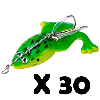 Xfish - Set señuelos x 30 Rana Soft P59