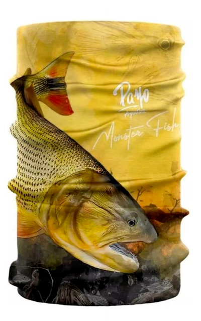 CUELLO PAYO BUFFER ESTAMPADO MOSTER FISH DORADO