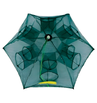 Red trampa Paraguas atrapa mojarras 8 bocas