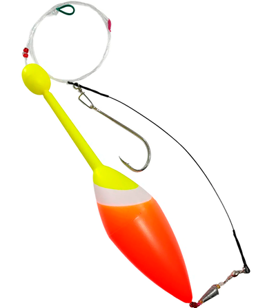 Dario - Linea Pera Flote Paternoster Tarucha con lider y anzuelo Boya plast Mauri