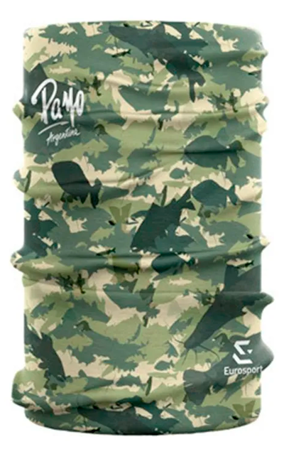 CUELLO PAYO BUFFER ESTAMPADO VERDE CAMU