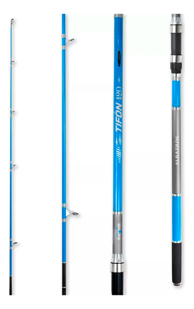 ALBATROS - Caña Albatros Tifon 420mt en 3 tramos pasahilos Fuji