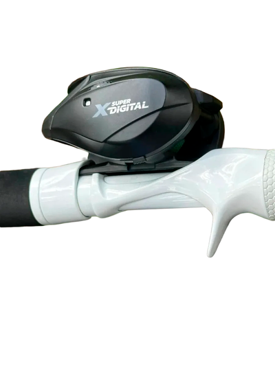 Xfish - Reel Rotativo huevito Super Digital