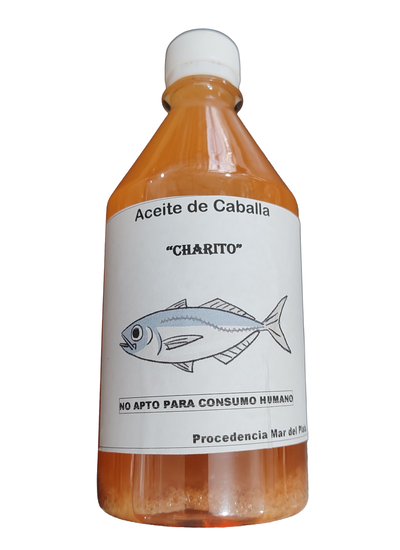 Carnadas - ACEITE de Caballa 1/2 L, para ceba