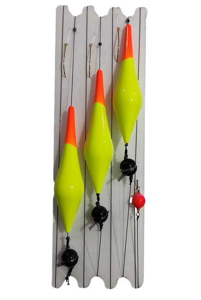 Dario - Linea Pejerrey Oceano x 3 Boyas 9cm con trampa