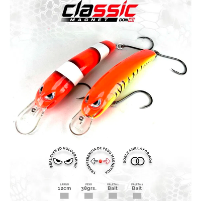 Señuelo Don KB Banana Classic Bait paleta 2, Prof 3mt