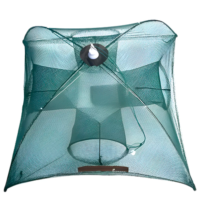 Xfish - Trampa paragua plegable 4 bocas 