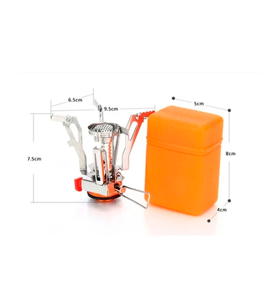 Xfish - Anafe mini cocina plegable caja naranja