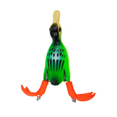 WATERDOG - Señuelo anti enganche pato Patito 9 cm - 12 g Verde - P9121