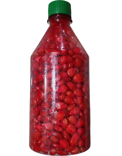 Carnadas - Maiz saborizado y alandado botella, Rojo frutilla