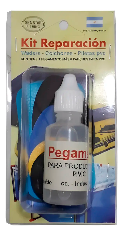 Kit reparacion PVC Wader Colchon inflable