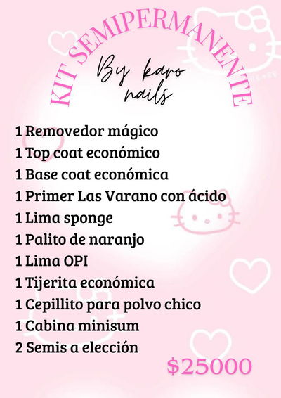 KIT SEMIPERMANENTE