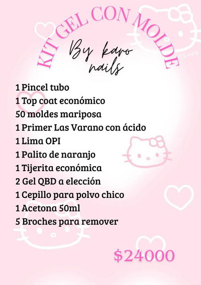 KIT GEL CON MOLDES
