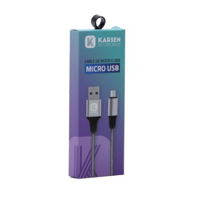 CABLE DE DATOS MICRO USB (C-203) KARSEN