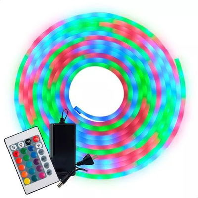 TIRA LED NEON RGB 12V C/CONTROL(5M)