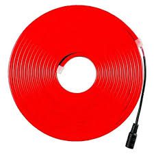 TIRA LED NEON 12V CON FUENTE (5 mts) ROJO