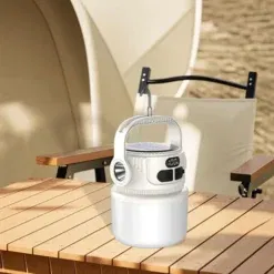 LAMPARA LED CAMPING SOLAR RECARGABLE ILU0079