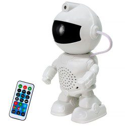 PROYECTOR ROBOT ASTRONAUTA CON PARLANTE 18CM AYV0369