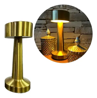 LÁMPARA VELADOR TACTIL METAL DL-019