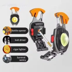 LINTERNA LED MINI RECARGABLE LLAVERO MULTIUSO