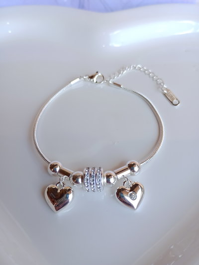Pulsera doble Heart
