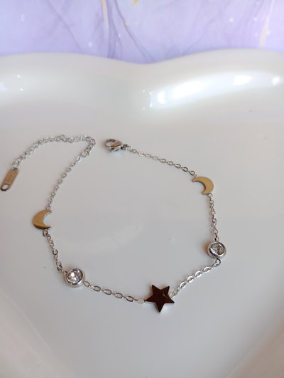 Pulsera Luna y Estrella