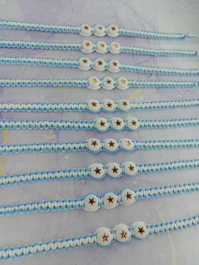 Pulsera 3 ESTRELLAS doradas