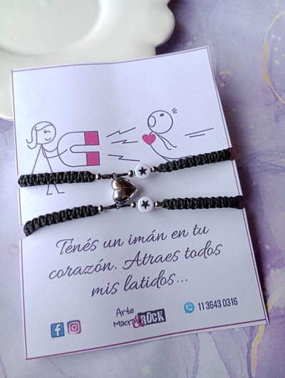 Pulseras con imán 
