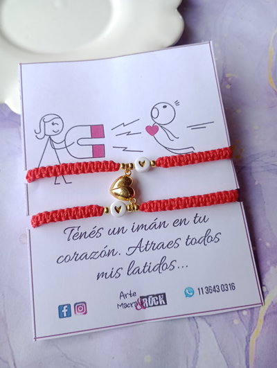 Pulseras con imán 