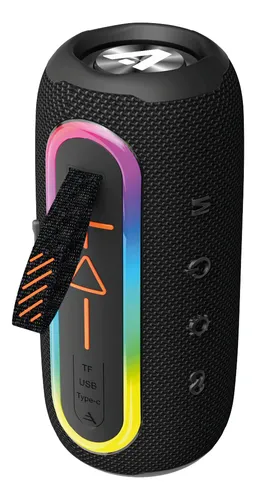 Parlante Portátil Bluetooth Aliver Hero Plus Luz Led Rgb Waterproof