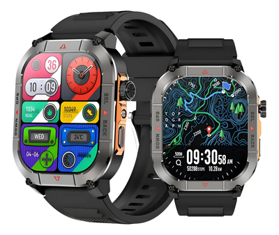 Reloj Smartwatch Hk84 Militar Gps Integrado Sumergible 1atm