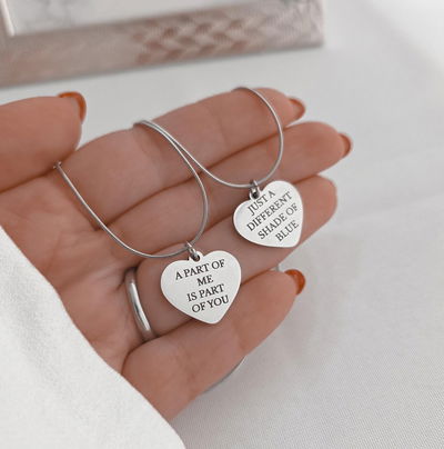 Medalla Cuore 2cm (x2)