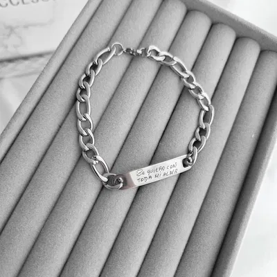 Pulsera Identidad Grabada