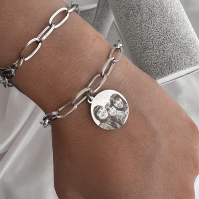 Pulsera con Foto Grabada 2 cm