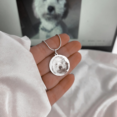 Collar con Foto Grabada 2,5 cm