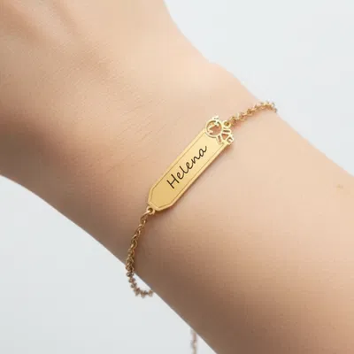 Pulsera Identidad dorada