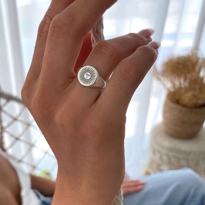 Anillo Sello Sol de Mayo – PREVENTA